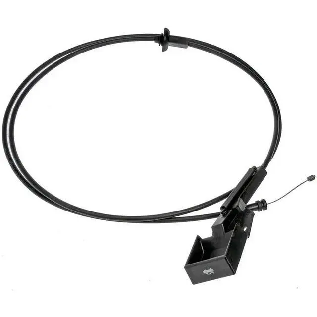 Alt view image 3 of 3 - For GMC C1500/2500 K1500 Car Hood Release Cable 912-183 15981137 With Handle