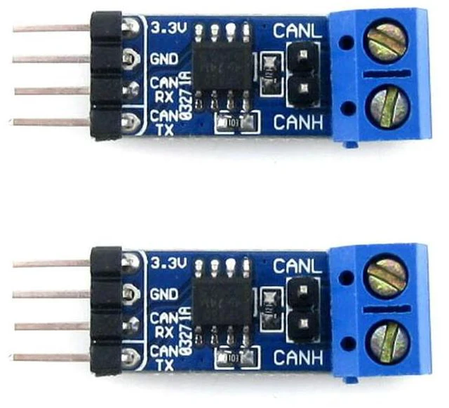 Alt view image 2 of 6 - 2pcs Waveshare SN65HVD230 CAN Board, Onboard CAN SN65HVD230, 3.3V, ESD Protection