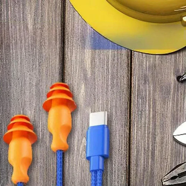 Alt view image 2 of 6 - YM-For Type-C Connector Ear Plugs Earphone 70Cm Noise Suppression For Work, Construction Sites, Hearing Protection