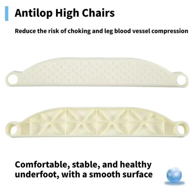 Alt view image 3 of 6 - High Chair Foot Rest, Adjustable HighChairs Footrest Accessories, Footrest for IKEA Antilop HighChair