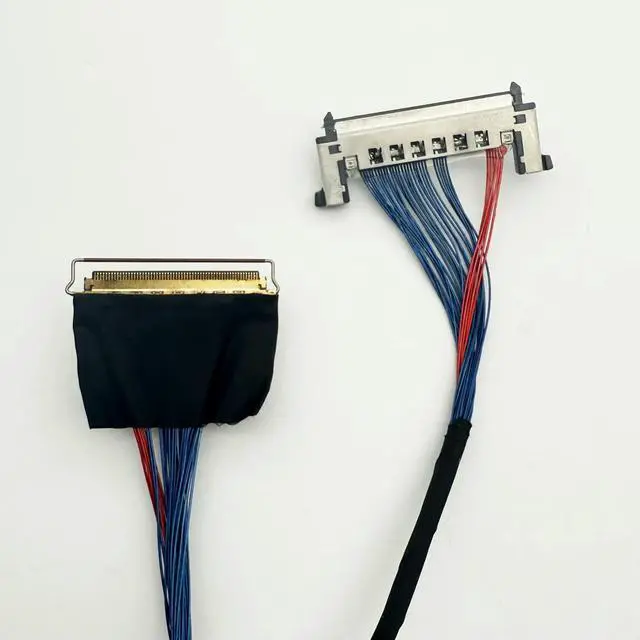 Alt view image 2 of 3 - I-PEX20525-060E-1 to JAE51P coaxial cable MV270QHM-NF2 EDP cable 8lane