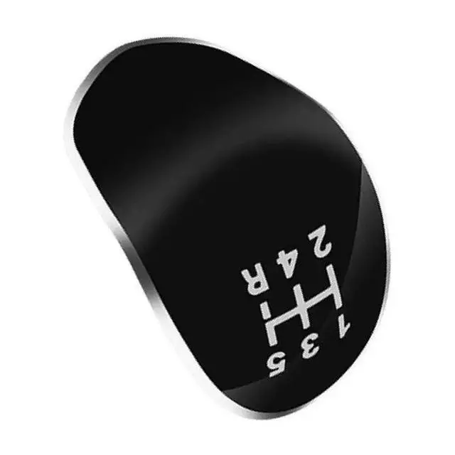 Alt view image 3 of 3 - For Ford Focus 2 MK2 FL MK3 MK4 MK7 Fiesta Compatible 2Pcs 5 Speed Manual Car Gear Shift Knob Cap Cover