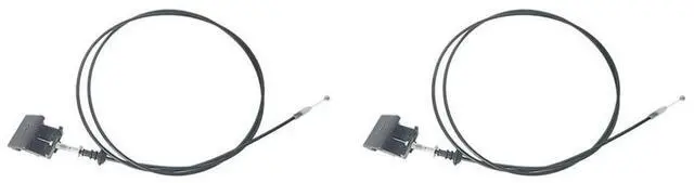 Main image of 2X Car Body Parts Hood BP4K-56-720 Bonnet Wire Release Cable With Handle For Mazda 3 2003-2010 BK