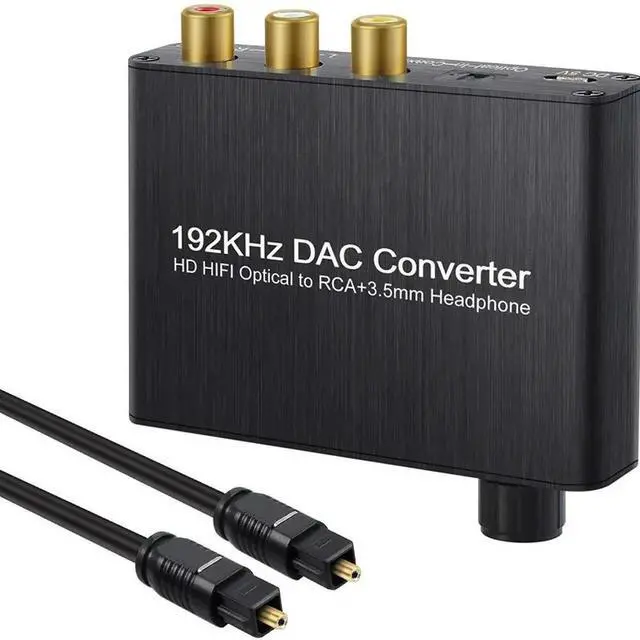 Main image of 192Khz DAC Converter Digital To Analog Converter with Headphone Amplifier Built-In Bluetooth Receiver Music Player Durable