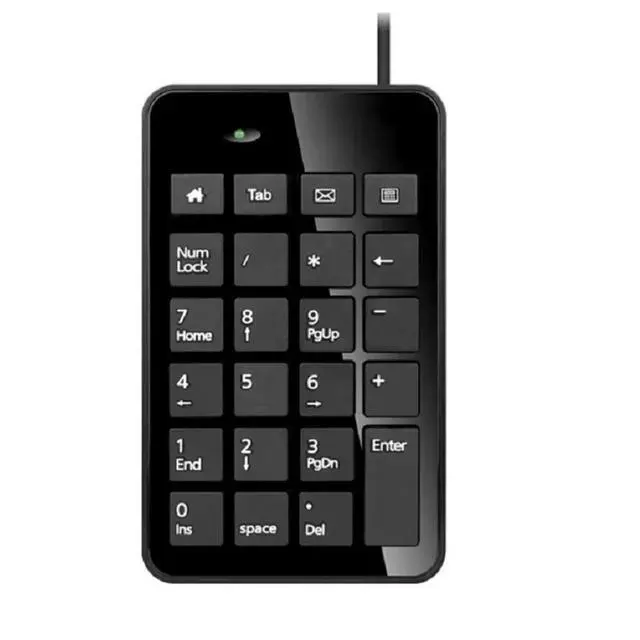 Alt view image 3 of 6 - 23 Keys Mini USB Wired Digital Keyboard Mini Numeric Keyboard Accounting Bank Finance Keyboard for Notebook Desktop
