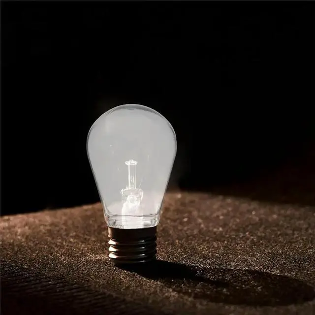 Alt view image 2 of 6 - Plastic E27 Light Bulb Covers Standard Interface Lamp Shades for String Lights Protectors for Extended Bulb Lifespan