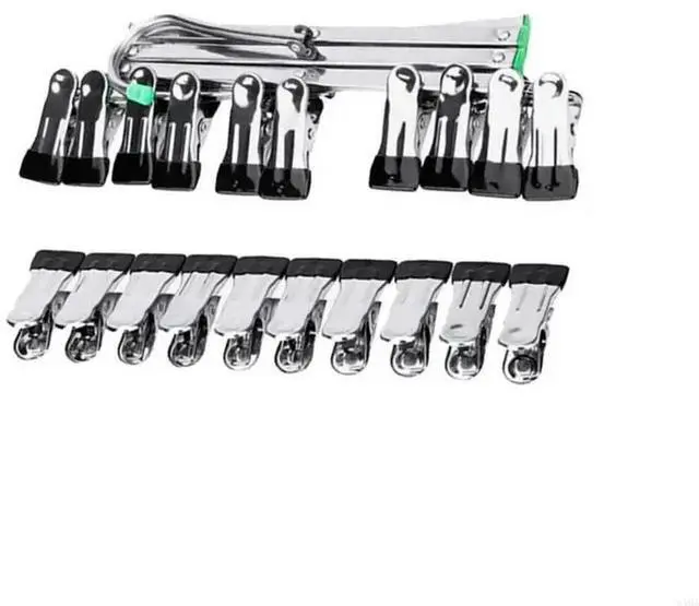 Alt view image 2 of 6 - Darkroom 120 135 Film Stainless Steel Hangers Collapsible Rack with Clips