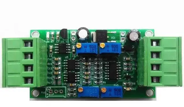 Alt view image 2 of 3 - Load Cell Sensor Transmitter Amplifier Module 0-5V 0-10V 4-20mA Current voltage transmitter DC12-24V Weighing Sensor Module