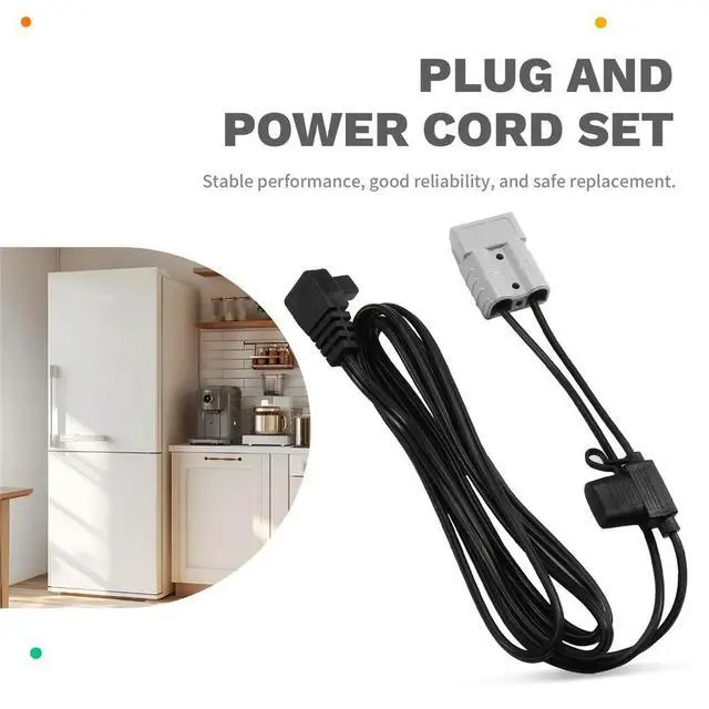 Alt view image 2 of 6 - 16AWG 50A Wire with Plug for Anderso Plug Power Line Set 2 Pin Plug Refrigerator Charging Cable Lead Extension Cord
