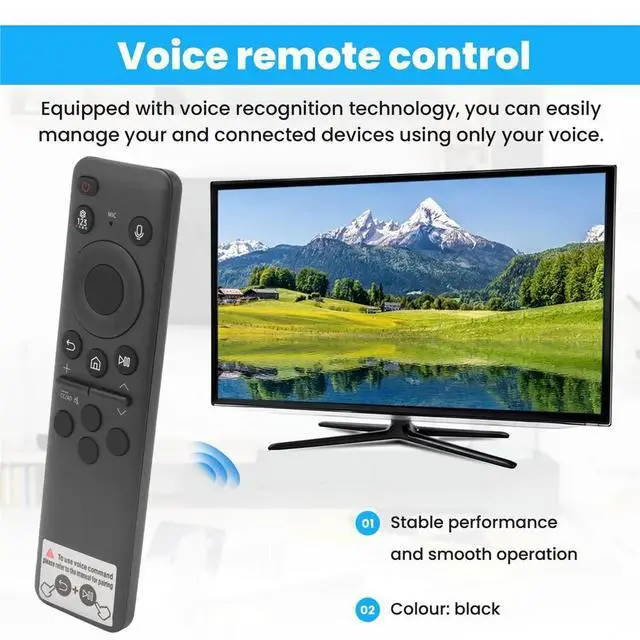 Alt view image 3 of 6 - BN59-01455A TM2360E Remote Control for TV Solar Voice Remote Control for NEO QLED Series Q60 Q70 Q80