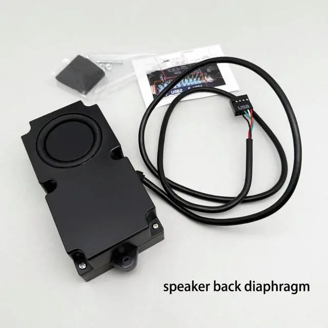 Alt view image 3 of 3 - 9Pin USB speakers for PC 5W with sound card plug and play built-in speaker for computer