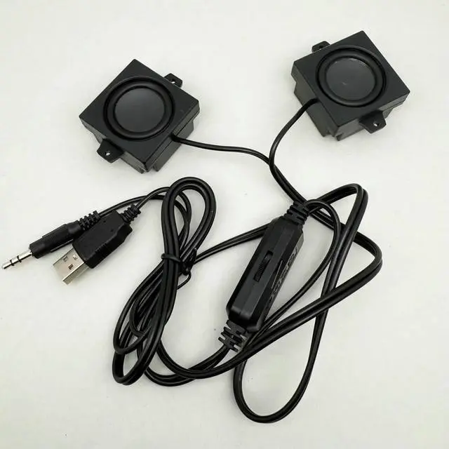 Main image of 4040 USB mini speaker for PC laptop Paste type 3.5mm audio input plug and play