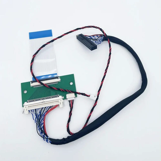 Alt view image 2 of 6 - HSD128JUW1 FPC Cable Adapter LVDS Turn Board 30pin 2ch 8bit 50P FPC 6Pin Backlight