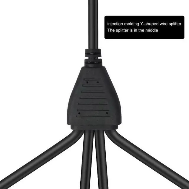 Alt view image 5 of 6 - 2025 3Pin XLR Connectors Cable 1 Male 4 Female l Construction Professional Sound Equipment Wide Device Compatibility