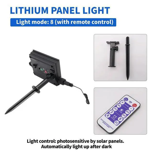 Alt view image 6 of 6 - Solar Box Kit Pack Powered Lithium Panel Light with Remote Control for Led String Strip Lamp 24V DIY