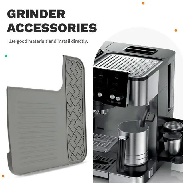 Alt view image 4 of 6 - Silicone Top Mat for Ninja Luxe Espresso ES601 Coffee Machine Anti-Slip Waterproof Heat-Resistant Grinder Accessories