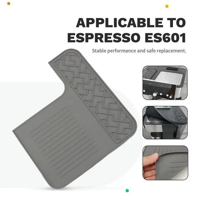Alt view image 5 of 6 - Silicone Top Mat for Ninja Luxe Espresso ES601 Coffee Machine Anti-Slip Waterproof Heat-Resistant Grinder Accessories