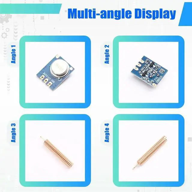 Alt view image 4 of 6 - 5PCS STX882-433 Low Cost Transmitter Module for ASK Small Range RF in 433MHz TX Module
