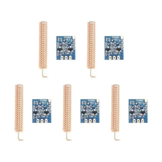 Alt view image 6 of 6 - 5PCS STX882-433 Low Cost Transmitter Module for ASK Small Range RF in 433MHz TX Module