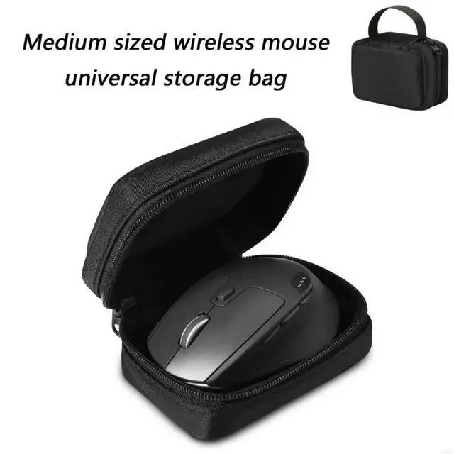 Alt view image 4 of 6 - Soft Foam Mouse Easy Carrying Protective Travel Computer Mouse Case Washed Cloth Handheld For Mouse