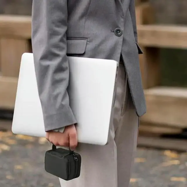 Alt view image 5 of 6 - Soft Foam Mouse Easy Carrying Protective Travel Computer Mouse Case Washed Cloth Handheld For Mouse