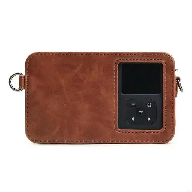 Alt view image 5 of 6 - 2025 Vintage PU Leather Camera for Case Protective Camera Bag with Strap Replacement for C210R Mini Shot 2 Camera