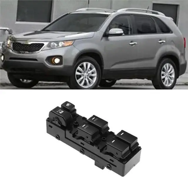 Alt view image 2 of 3 - Left Front RHD Glass Lift Switch 2 AUTO For KIA Sorento 09-14 Master Window Control Switch Button 93573-2P200 935732P200