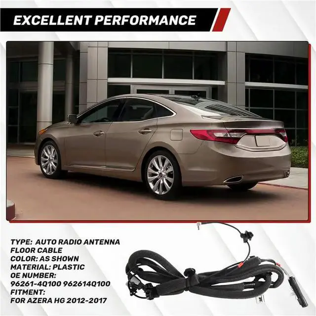 Alt view image 3 of 6 - For Azera 2012-2017 OE 96261-4Q100 Auto Radio Antenna Floor Cable Rear Window Aerial Line Navi Connect Wire