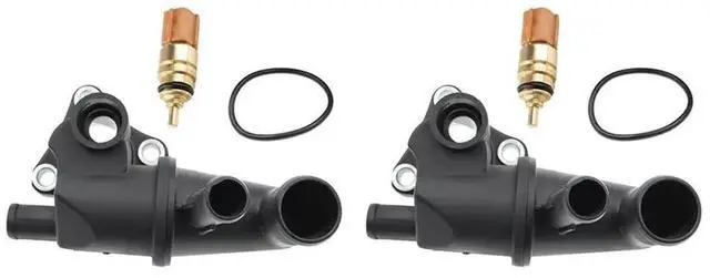 Main image of 2X Thermostat Housing Water Outlet Pipe 25611-02801 For Getz 2002-2011 EON KIA PICANTO 2004-2011 I10 2007-2013