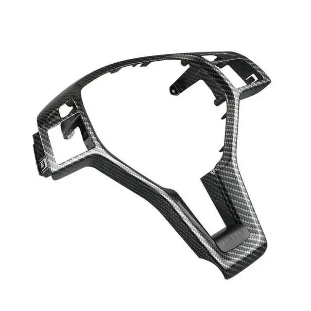 Alt view image 2 of 3 - Steering Wheel Trim Cover For Mercedes Benz W176 W204 W212 X156 C117 Replacement 0994640013