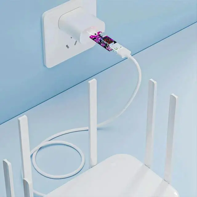 Alt view image 3 of 6 - PD3.1 28V Quick ReCharge Trigger Automatic Digital Display Voltage Meter Ammeter Voltage Current Detector Board
