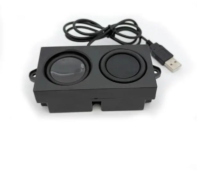 Main image of 4Ohm 5W USB Speakers for Laptop with Sound Card Driver Plug and Play Woofer Speaker for Industrial PC