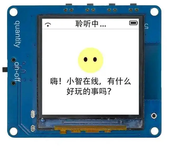 Main image of For DIY Home Compatible 1.54-Inch LCD Display AI Voice Module With Mic& MAX98357 Amp, USB-C Programmable Sound Boa