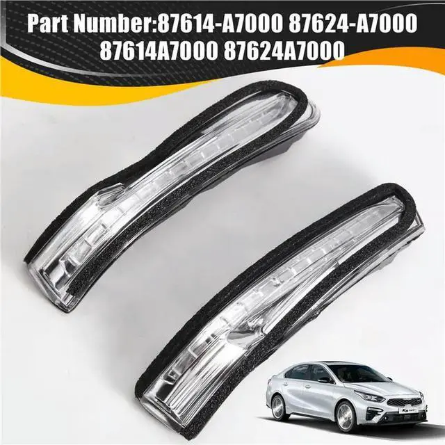 Alt view image 3 of 6 - For Kia Forte Cerato K3 K3S Ceed JD 2012-2018 87614A7000 87624A7000 Rearview LED Side Mirror Light Turn Signal Indicator