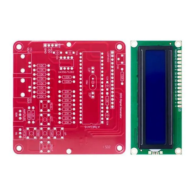 Alt view image 2 of 6 - DDS Signal Generator Kit DIY 1-65535HZ Digital Function Generator with Sine Triangle Square Saw Rotating Triangle Waves-A75P