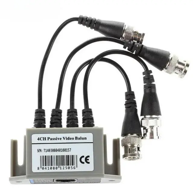 Main image of 4-Channel Video Balun BNC UTP CAT5 Transmitter for CCTV/ Surveillance Camera Trend