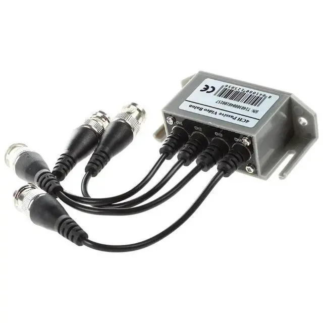 Alt view image 2 of 6 - 4-Channel Video Balun BNC UTP CAT5 Transmitter for CCTV/ Surveillance Camera Trend