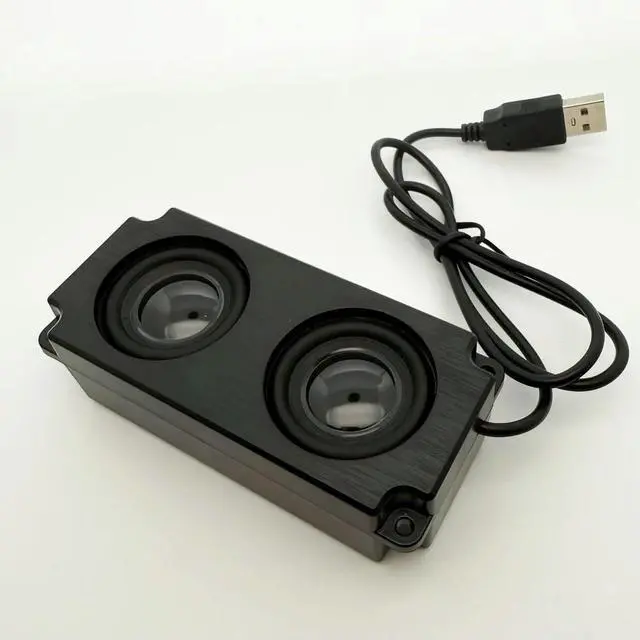 Alt view image 2 of 6 - 4Ohm 6W USB speaker for pc 101-47 dual speaker plug and play 101x47x29mm