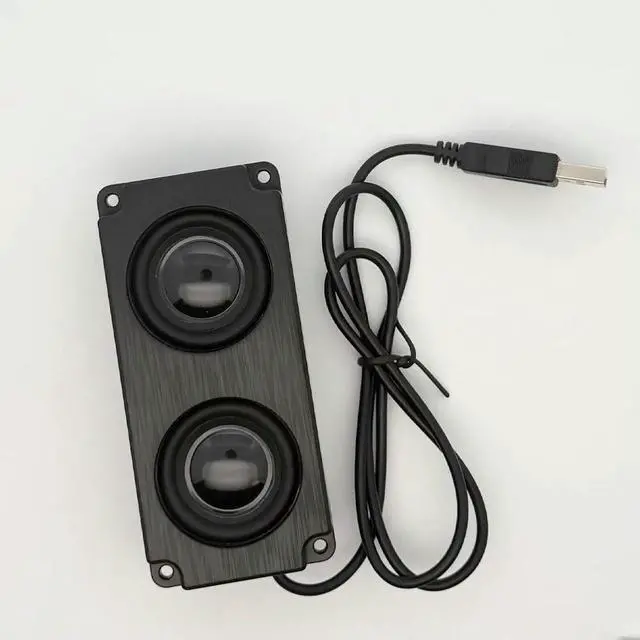 Alt view image 3 of 6 - 4Ohm 6W USB speaker for pc 101-47 dual speaker plug and play 101x47x29mm