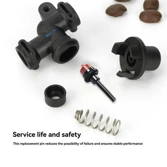 Alt view image 2 of 3 - 3pcs Coffee Machine Valves Pin Replacement Plastic for Jura Espresso Makers Exhaust Valve Mold Seal and O-Ring