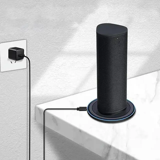 Alt view image 2 of 3 - Safe Charging Speaker withBlue LED Light