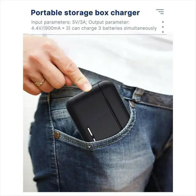 Alt view image 2 of 3 - Pertable Box Charger for GoPro Hero 13 Canmera Charging Comp Artment for Go Pro Action Camera