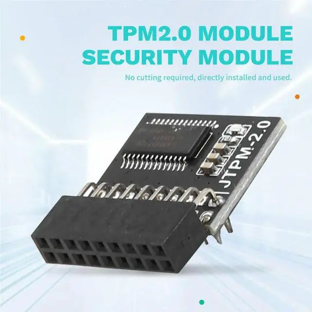 Alt view image 2 of 3 - TPM2.0 Module for 18Pin LPC TPM Security Module LPC Module for Motherboard for Win11 Module