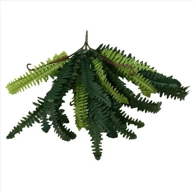 Alt view image 3 of 3 - Artificial Ferns for Outdoors & Indoors,Large Faux Ferns Fake Boston Fern Plant for Planter Garden Porch Entrance B