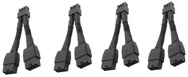 Main image of YM-4X Dual 8Pin To 8Pin Power Cable Graphics Card Power Cord Cable For TESLA K80/M40/P100/V1 GPU 10Cm, B