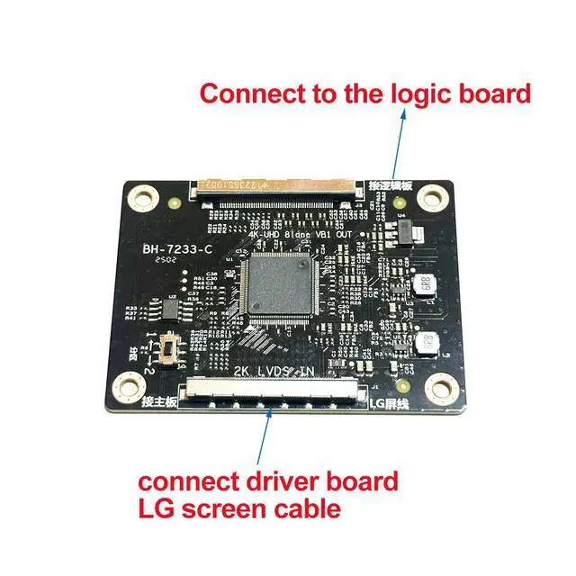 Alt view image 2 of 2 - BH-7233-C 4K turn board 2K LVDS in- 4K UHD 8lane VB1 out