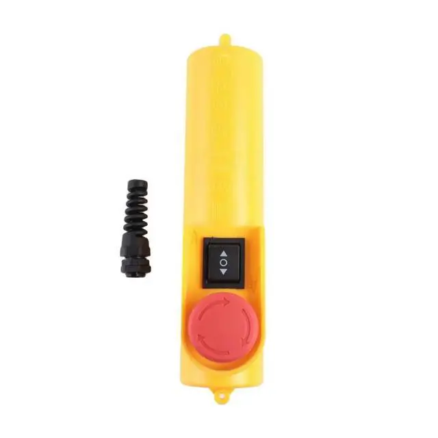 Alt view image 6 of 6 - CLD-61HDR Operation Electric Hoist Crane Controller - Rainproof, with Emergency Stop Head Push Button Switch