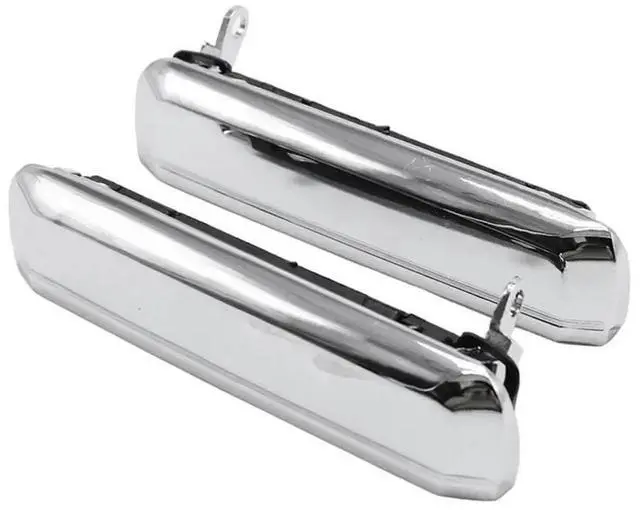 Alt view image 3 of 6 - Chrome Exterior Door Handle 8060601A00 8060701A00 1 Pair For Nissan D21 Pathfinder Pickup 1986- 1997 Door Outside Handle