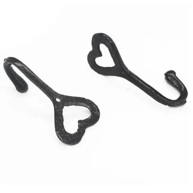 Alt view image 4 of 6 - Iron Heart-Shaped Hook Set - Modern Minimalist Decorative Hook, for Hanging