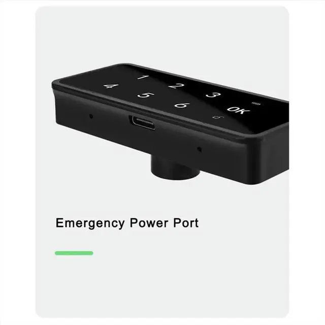 Alt view image 6 of 6 - Fingerprint Lock, Drawer Lock, Password Lock, Cabinet Lock, Cabinet Door Lock, Electronic Induction Lock